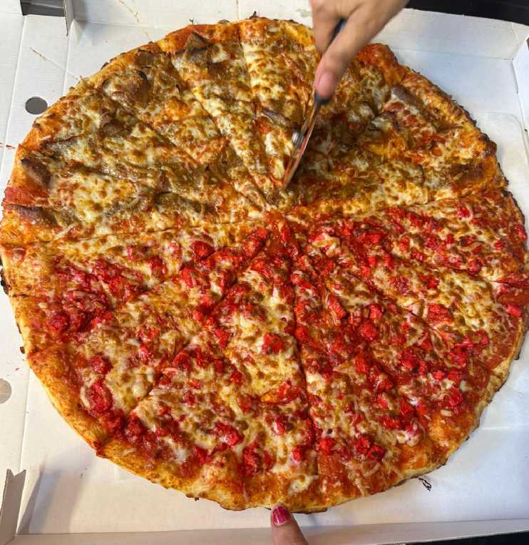Freshly Baked Pizzas Served at Red Tiffin Takeaway in Glasgow